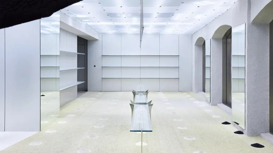 Ader Error Seongsu Space futurist concept display