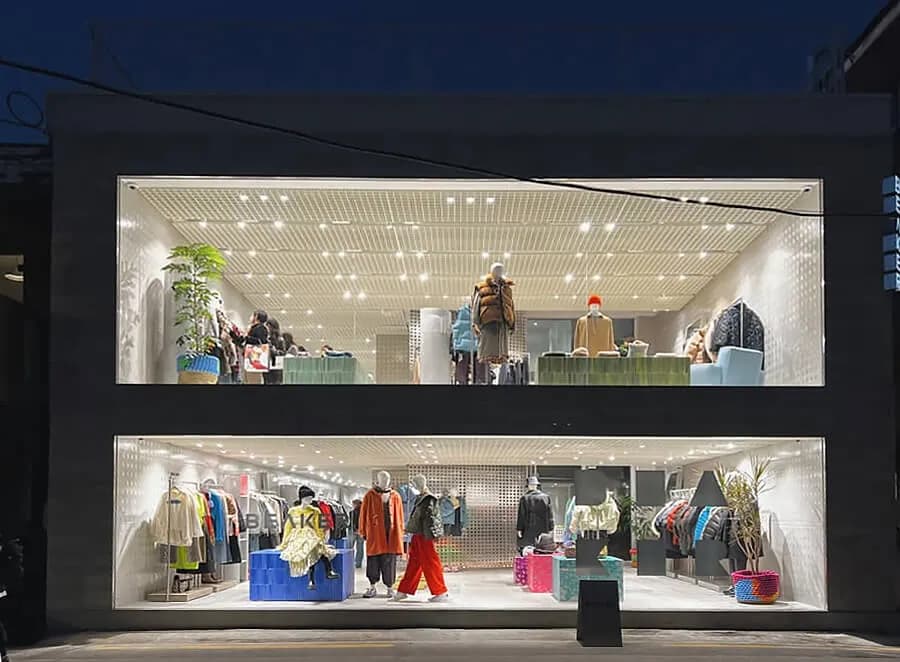 Beaker Seongsu flagship store exterior facade