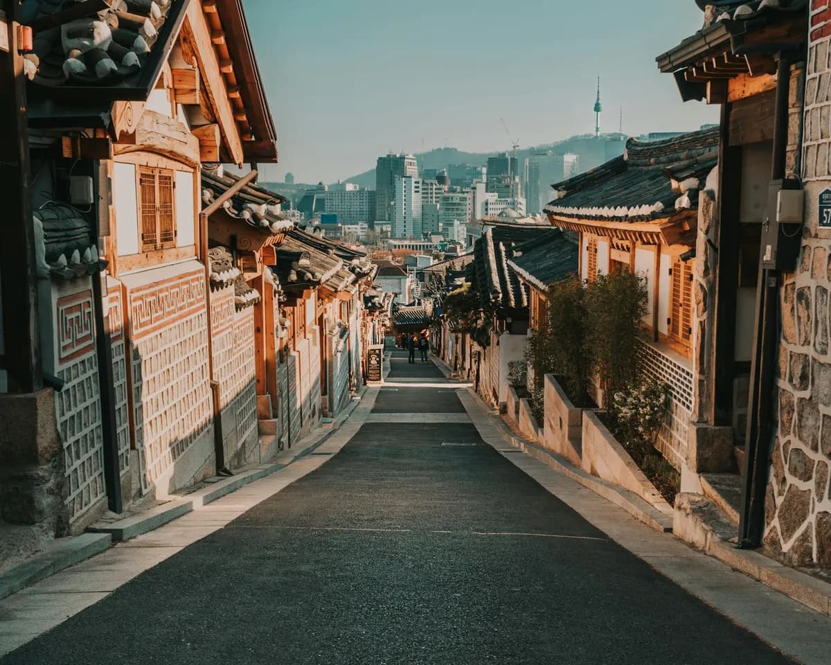Bukchon Hanok Village alley