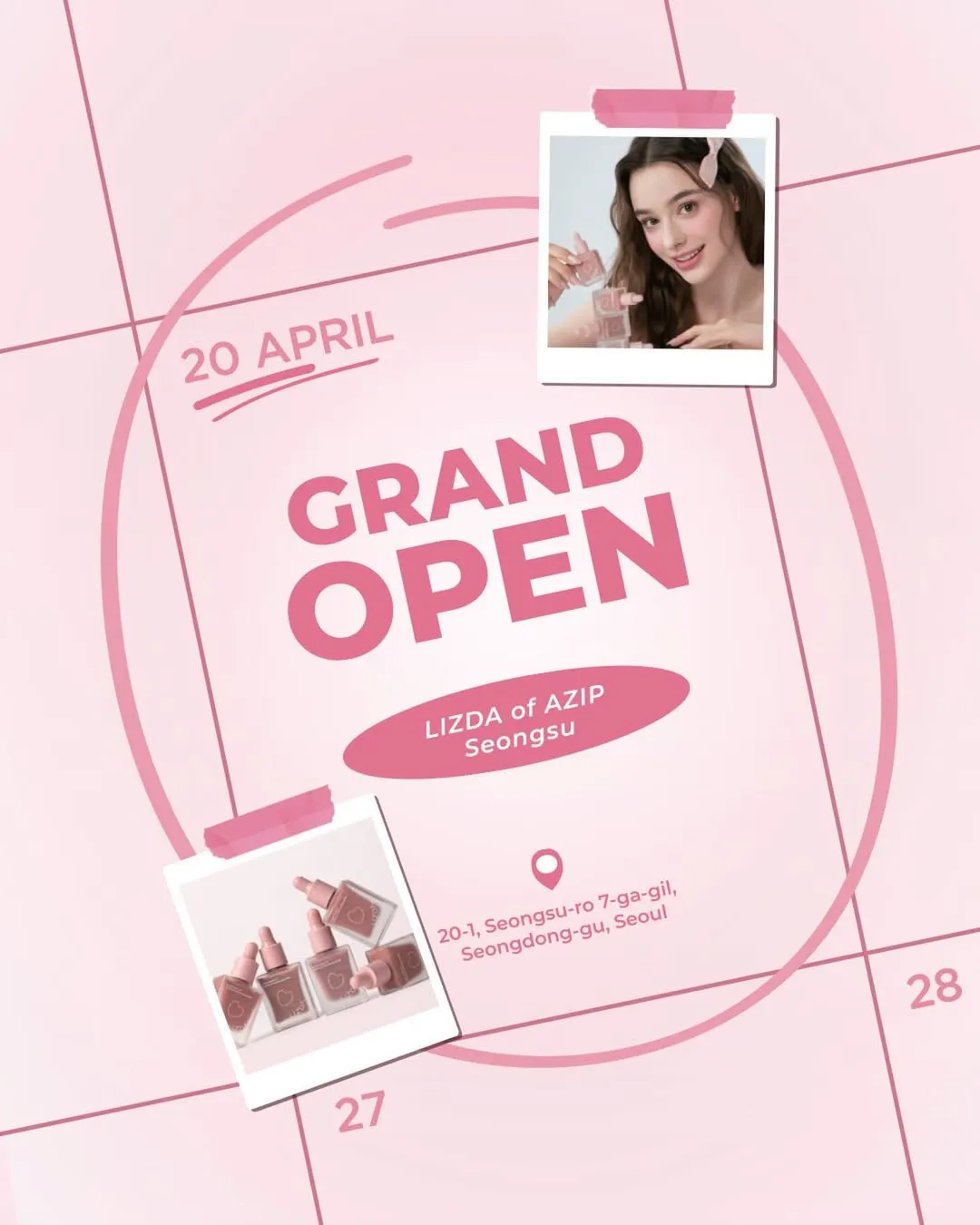 LIZDA Lip Color Pop-up Seongsu #1