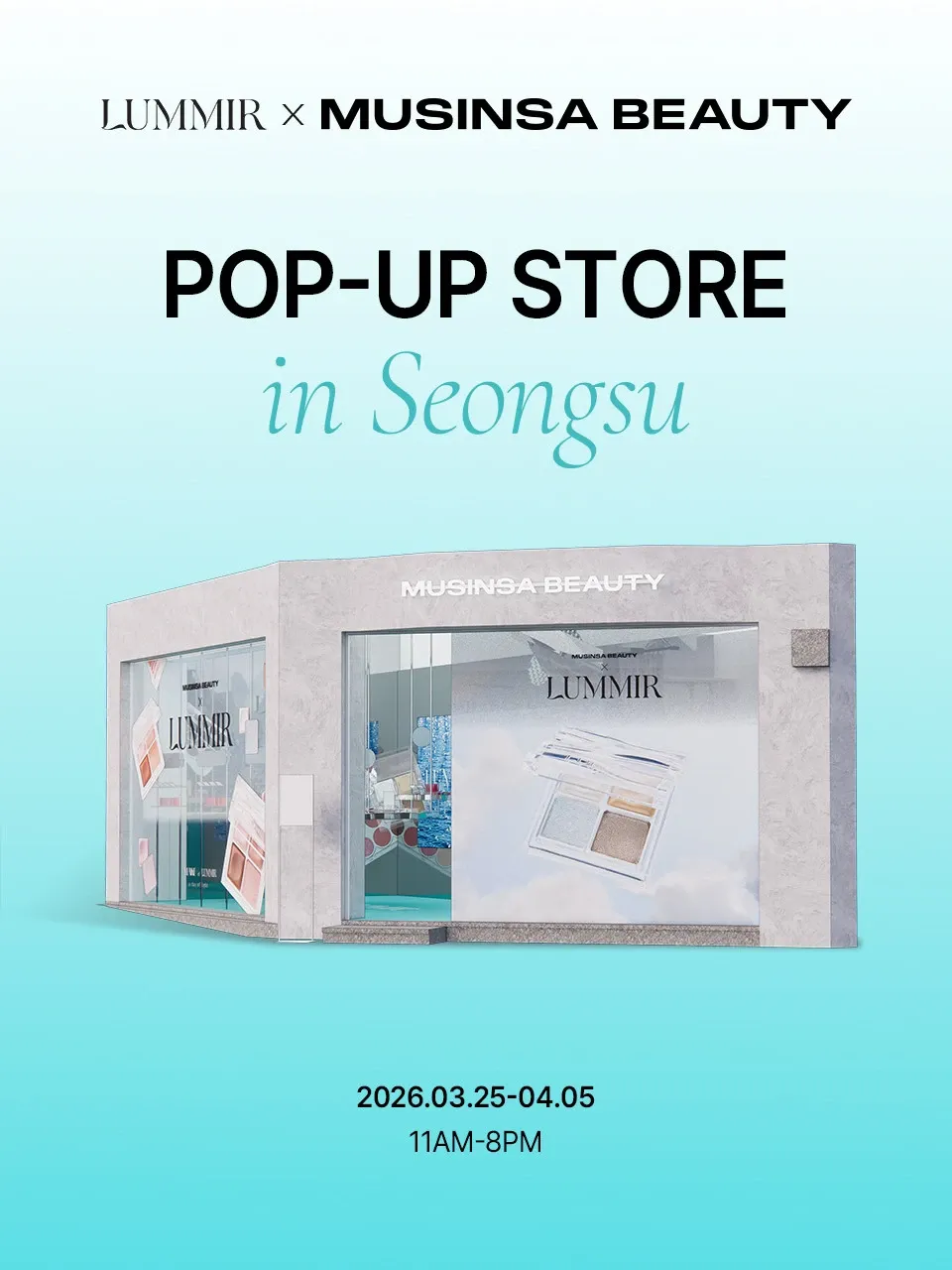 Lummir Beauty Popup at Musinsa Beauty Space