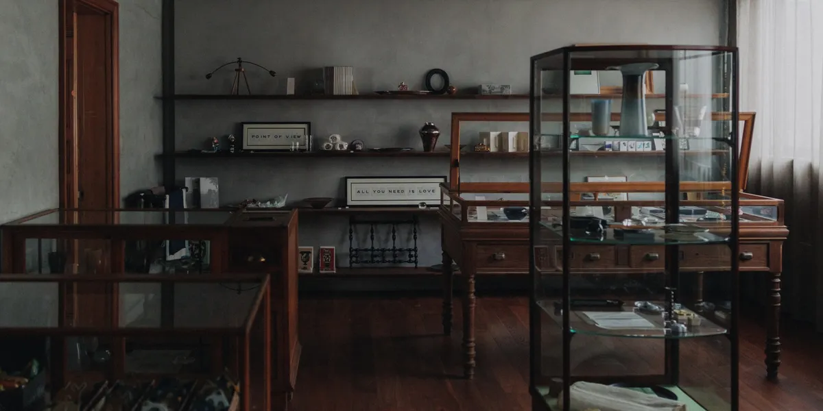 Point of View Seongsu store shelves with curated writing tools and stationery