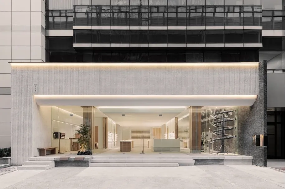 YUN Seongsu optical store interior showcasing handcrafted eyewear frames